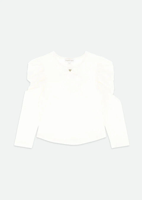 T-SHIRT IN COTONE AUBREY SNOWDROP ANGEL'S FACE 