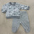 COMPLETO IN CALDO COTONE I21005 GRIGIO NANAN 