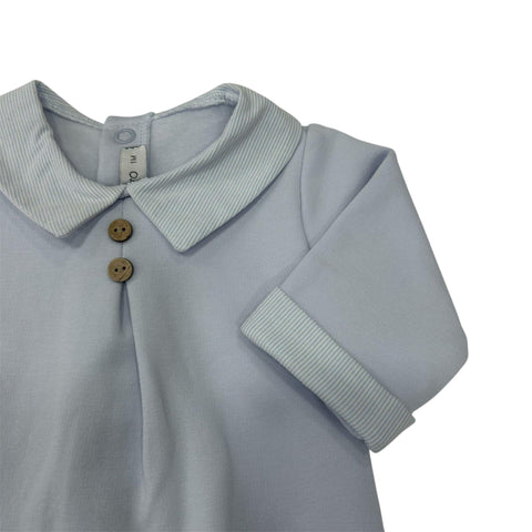 TUTINA IN INTERLOCK FELPATA 33051 CIELO CALAMARO 