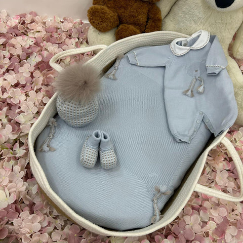 TUTINA E BABBUCCE IN LANA IN5310/IN53S CIELO/TORTORA MARLU 