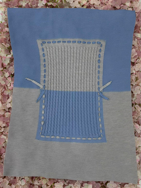 SCIALLE IN LANA IN6880 CIELO/GRIGIO MARLU 