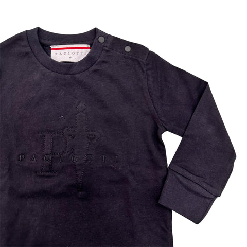 T-SHIRT IN COTONE TSP6352B BLU PACIOTTI 4US 