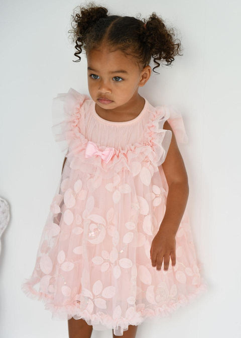 ABITO TULLE E PAILLETTE DOMINIQUE PEACH ANGEL'S FACE 