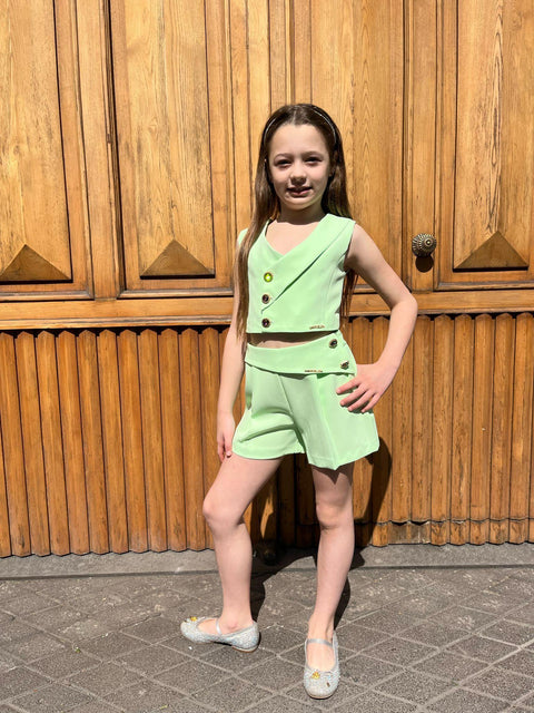 COMPLETO GILET E SHORT