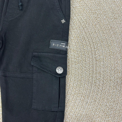 PANTALONE CARGO RBA25090PA BLACK RICHMOND 