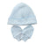 CAPPELLO E MUFFOLE CIELO 72034C B/C CALAMARO 